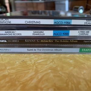 4 Christmas cds includes Mannheim Steamroller cds